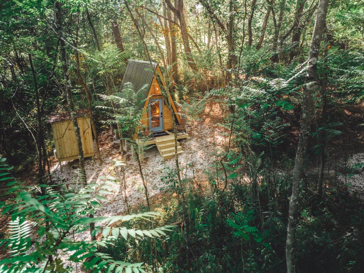 Blue Brambler Glamping A-Frame Apartment Rockbridge Exterior photo