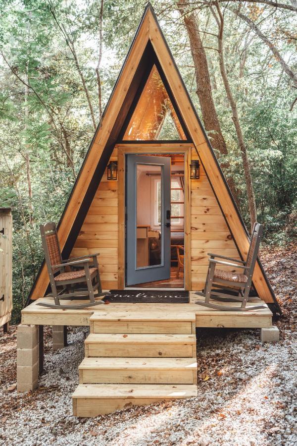 Blue Brambler Glamping A-Frame Apartment Rockbridge Exterior photo