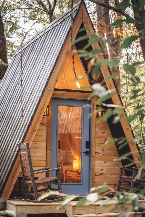 Blue Brambler Glamping A-Frame Apartment Rockbridge Exterior photo