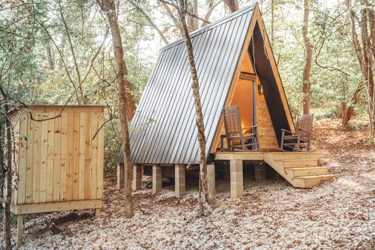 Blue Brambler Glamping A-Frame Apartment Rockbridge Exterior photo