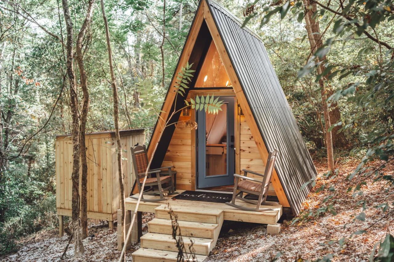 Blue Brambler Glamping A-Frame Apartment Rockbridge Exterior photo