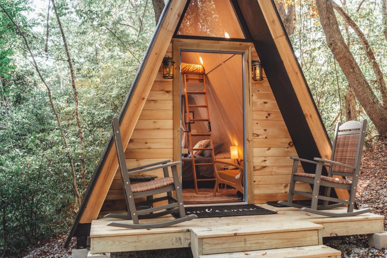 Blue Brambler Glamping A-Frame Apartment Rockbridge Exterior photo